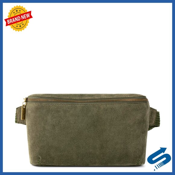 Large Leather Belt Bag Fanny Pack Adjustable Strap Travel Everyday